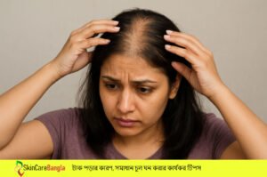 টাক পড়ার কারণ,চুল ঘন করার টিপস